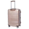 thumbnail image 5 of Jessica Simpson Jewel Plaid 24-Inch Expandable Upright Softside Luggage Silver (Gold), 5 of 5