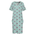 thumbnail image 4 of Aline Dress Loose Pocket Dress Woman fashion womans clothing short dresses daring Women's summer dress, 4 of 7