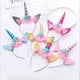 thumbnail image 5 of Diadema de unicornio, comercio electrónico para mujeres, accesorios para el cabello, suministros para fiestas infantiles, diadema con hebilla para la cabeza con dibujos animados, 5 of 6