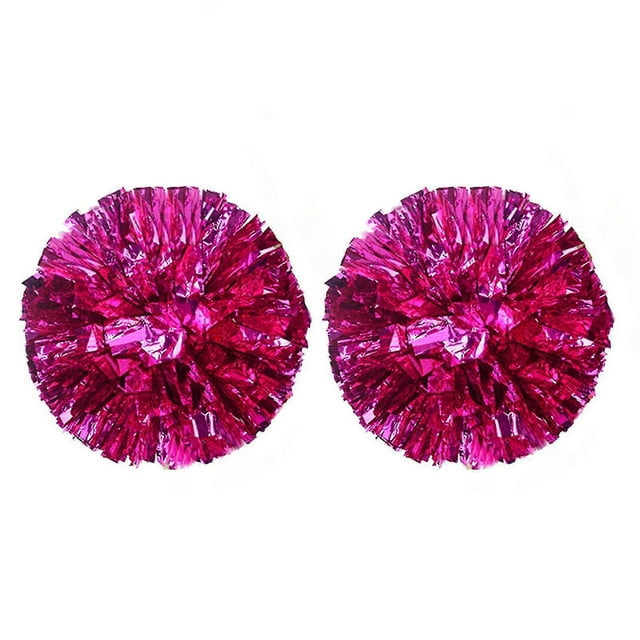 2-pack Metalliska Cheerleading Pom Pom Cheerleader Hejarklacs Pompoms Dans Plast Pom Poms För Sportlaganda HejandeA202412062