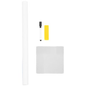 Mobutofu 1Set Tableau d'effacement sec pour autocollant mural de tableau blanc avec adhésif fort pour la maison