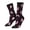 3 Black, variant on Poodle Dog Print Adult Socks for Men & Women,Calf Socks, Ankle Socks,Boots Socks,Breathable Casual Sock,Unisex Crew Socks