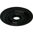 thumbnail image 3 of Ekena Millwork 18"OD x 3 3/8"ID x 7/8"P Oldham Ceiling Medallion (Fits Canopies up to 8 5/8"), Hand-Painted Black Pearl, 3 of 6