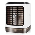 thumbnail image 1 of Portable Mini Air Conditioner with 433MHz Remote Control Desktop Air Cooler Humidifier USB Mini Fan with LED Light for Home or Office, 1 of 7