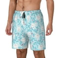 thumbnail image 2 of Daiia Cute Rabbit Mens Swim Trunks Swim Shorts Quick Dry Swim Shorts with Mesh Lining Pockets-XX-Large, 2 of 9