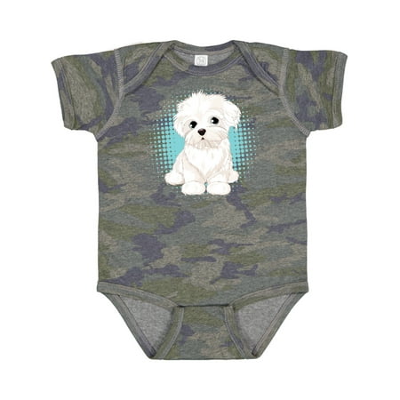 

Inktastic Maltese Puppy Dog Gift Baby Boy or Baby Girl Bodysuit