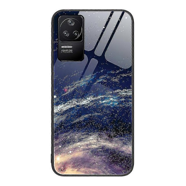 Estuche de vidrio pintado colorido para Xiaomi Redmi K40s, cielo estrellado