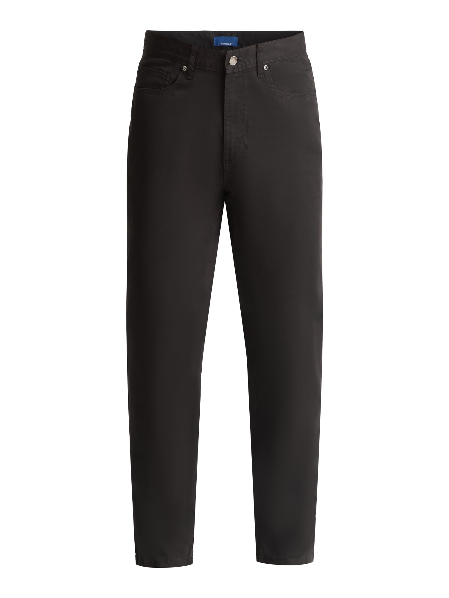 George Men's & Big Men's Slim Fit Premium 5 Pocket Pants, Sizes 29-44