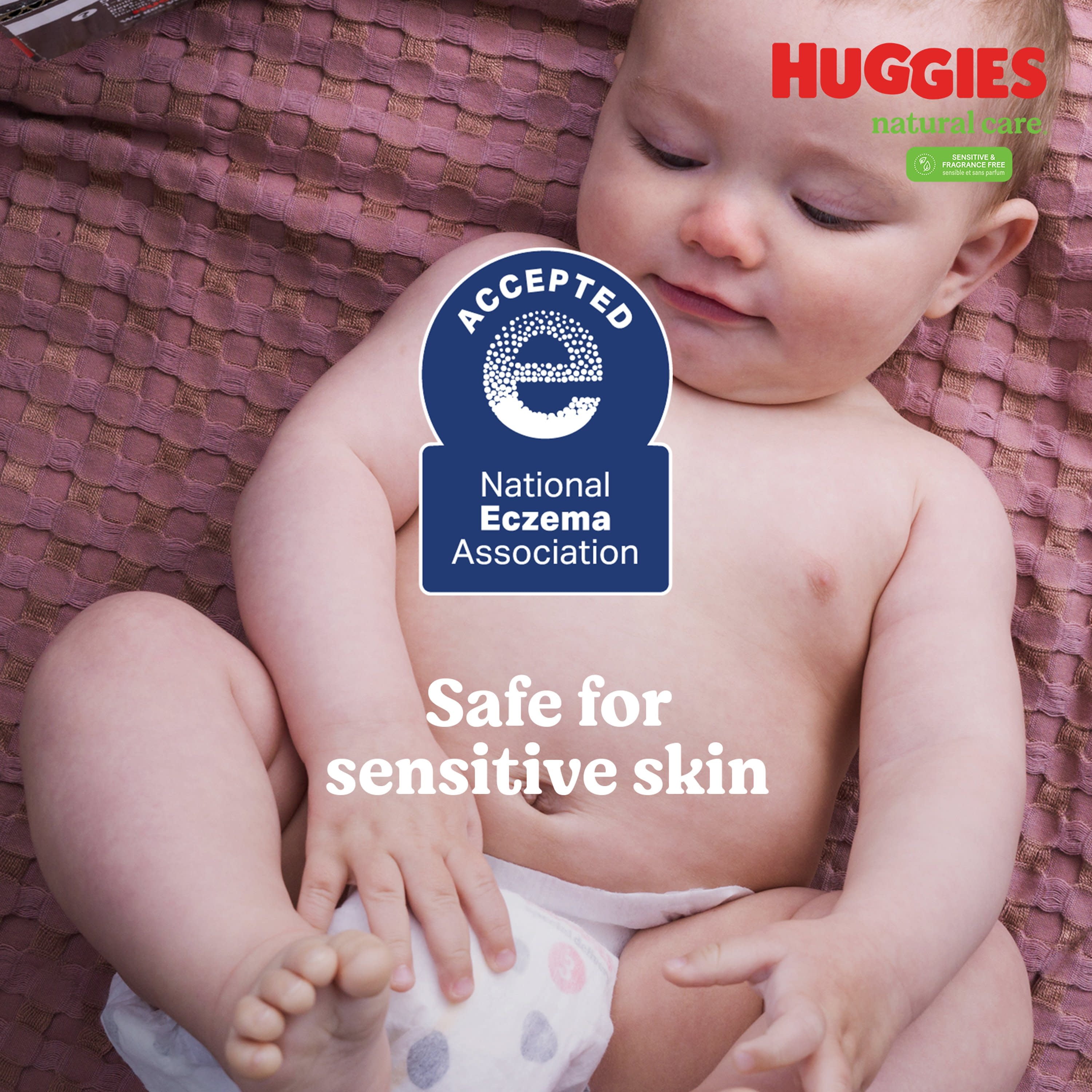 Huggies Natural Care Sensitive Baby Wipes (Options Available) - 1