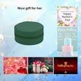 thumbnail image 5 of Small Travel Jewelry Case, Round Mini Travel Jewelry Box for Women Girls, New Year Gift (Blackish green), 5 of 5