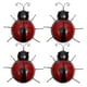 thumbnail image 1 of 4 Piezas Adornos de Pared de Mariquita Sunnimix Escultura de pared de mariquita 10cm, 1 of 8