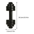 thumbnail image 2 of RENACLIPY 2 Pcs Dumbbell Cups Black PE for Travel Workouts with Adjustable Weight Features, 2 of 8