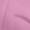 thumbnail image 1 of oneOone Rayon Fuschia Pink Fabric Check Houndstooth Quilting Supplies Print Sewing Fabric By The Yard 56 Inch Wide, 1 of 4