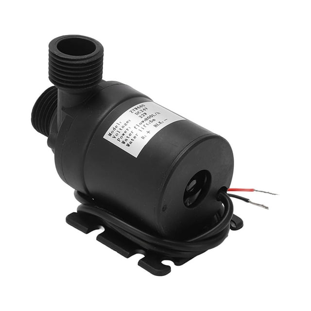 Bomba de Agua Sumergible, Bomba de Agua Sin Escobillas IP68 DE ALTO RENDIMIENTO DC 24V 9500 RPM 5M Levantamiento Bajo Ruido de 800 l/H Flujo para la Pecera de Acuario de Estances