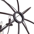 thumbnail image 5 of CWI Lighting Arza 12 Light Up Farmhouse Metal Chandelier in Brown, 5 of 6