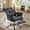Dark Gray, variant on HOMCOM High Back Office Chair, Reclining Desk Chair with Footrest, Thick Cushion, High Resilience Foam, Adjustable Height, Rolling Wheels, Cream White