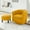 Yellow, variant on Swivel Accent Barrel Chair With Ottoman, Modern Comfy Accent Chair Bedroom Lounge Arm Chair For Living Room, Grey