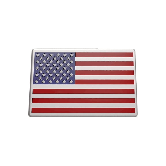 A Pair Of Usa Flag Car Stickers