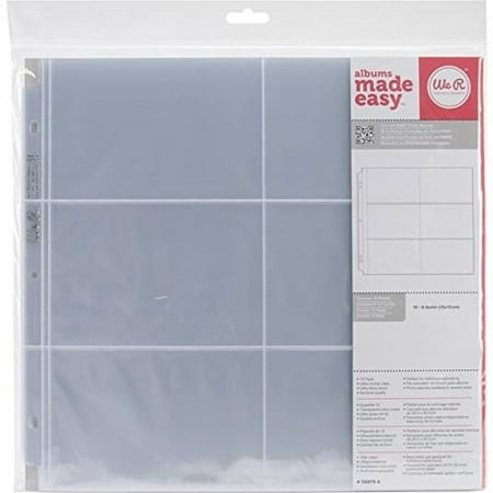UPC: 0633356601531 | Page Protector 12X12 10Pk Post Bound 4X6 Style 6 Inserts