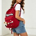 thumbnail image 4 of Weebloom Large School Backpack For Teen Kids Girls Cute Cartoon Large Capacity Shoulder School For Outdoor Travel Bookbag Middle High School College Red, 4 of 5