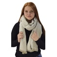 thumbnail image 1 of Peach Couture Foulard Châle Couverture Tissée Chaude Surdimensionnée, 1 of 1