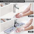 thumbnail image 4 of Unicorn Fish Scale Shining Sink Splash Guard for Faucet 2 Packs Faucet Absorbent Mats, Believe in Miracles Faucet Handle Drip Catcher Quickly Drying Mat for Kitchen Counter Bathroom RV, 14.9"x5.5", 4 of 7