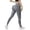 A-Grey551, variant on XIAONU Womens Ribbed Seamless Leggings High Waisted Butt Lifting Stretch Pants For Yoga Gym Workout Casual Wear