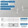 thumbnail image 5 of 3 Pcs Crack Monitoring Record, Acrylic Corner Tell-Tale Monitor,Tell-Tale Crack Monitoring Device,Measuring Instrument, 5 of 5