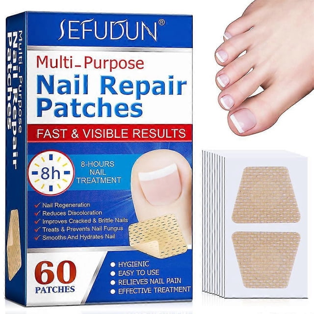 Nail Repair Patches, Nail Fungus Treatments, Split Nail Repair, Waterproof And Breathable Foot Care Nail Repair Extra Strong Toenail