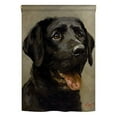 thumbnail image 2 of Breeze Decor 60076 Pets Black Lab 2-Sided Impression Garden Flag - 13 x 18.5 in., 2 of 2
