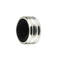 thumbnail image 2 of Advancent Anillo de goteo para botella de vino, portátil, lavable, no tejido, Color sólido, anillos universales para restaurante, accesorios Cocina y Comedor Negro, 2 of 6