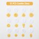 thumbnail image 4 of Prensa para galletas con 12 discos molde para hacer galletas herramienta de decoración para cupcakes y pasteles, 4 of 8
