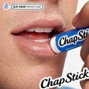 ChapStick Moisture + SPF 15 Lip Protectant with Broad Spectrum Sunscreen, Relieves Dryness, 24 Hour Moisture, Hydrating Lip Balm, 3-Pack, 0.15 oz Each
