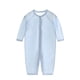 thumbnail image 3 of Mono para bebé, fino, transpirable, suave, de algodón, con cierre de botones, ropa de dormir infantil para verano, azul claro, 59cm, 3 of 5