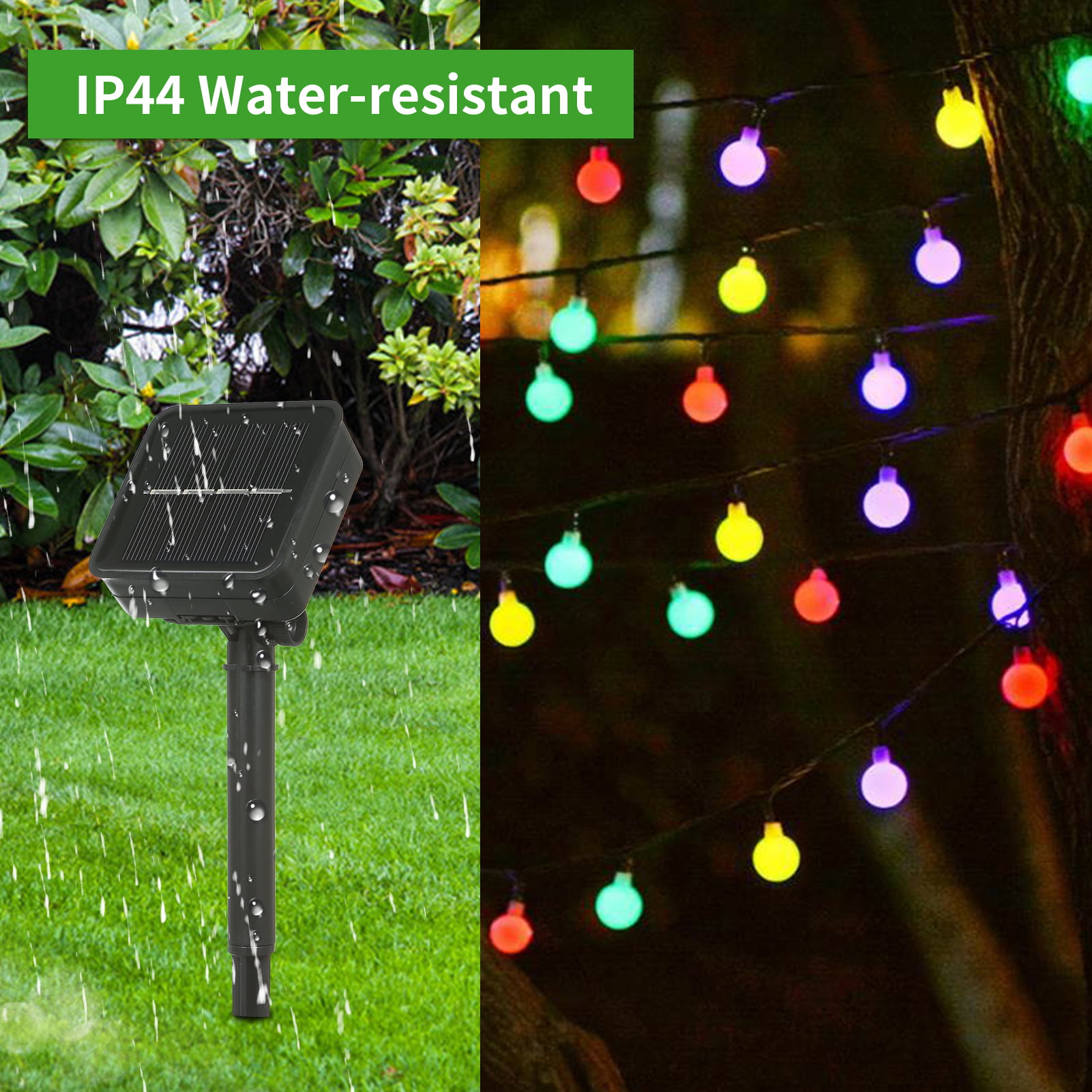 Solar Power 8M LED String Rope Fairy Lights Xmas Garden Party Outdoor Yard Lamp 