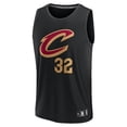 thumbnail image 2 of Youth Fanatics Dean Wade Black Cleveland Cavaliers Fast Break Replica Player Jersey - Statement Edition, 2 of 3