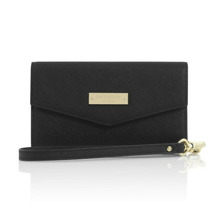Kate Spade Saffiano Leather Wristlet Case for Devices up to 4.7 inch - Black