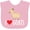 AD-Pink, variant on Inktastic Goat Cute I Love Goats Farm Animal Boys or Girls Baby Bib