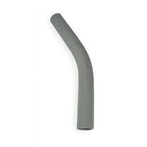 Cantex 5133769 Gray PVC Standard Radius 45 Degree Rigid Elbow 2-1/2 Inch