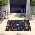 thumbnail image 2 of Mystical Halloween Pattern Flannel Non Slip Door Rugs,Washable Door Mats Indoor,Decorative Door Mats,Dirt-Resistant and Absorbent Doormat for Entrance,Bedroom,Kitchen,Bathroom,23.5x16in(60x40cm), 2 of 5