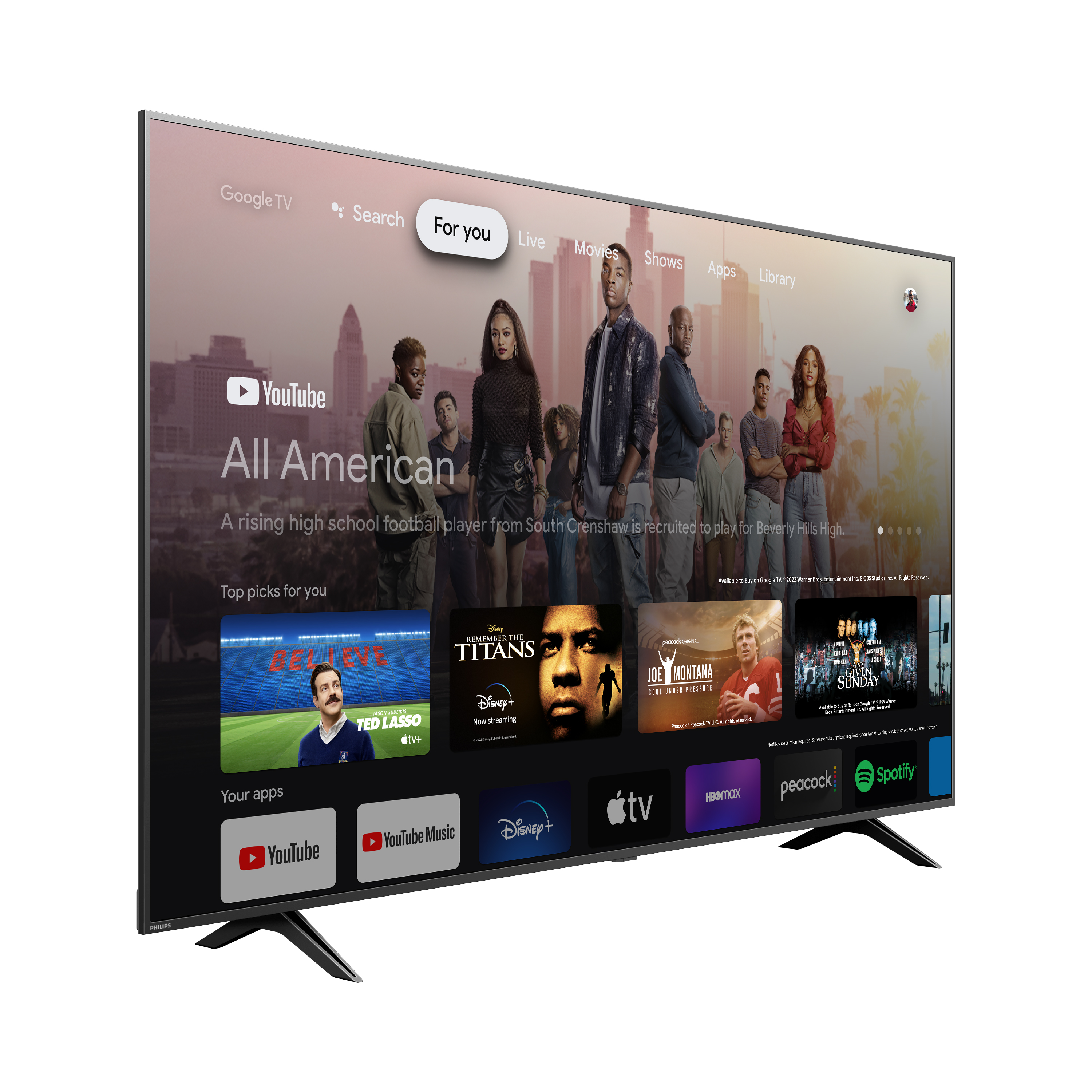 Philips 75" Class 4K Ultra HD (2160p) Google Smart LED TV (75PUL7552/F7) (New) - image 3 of 25