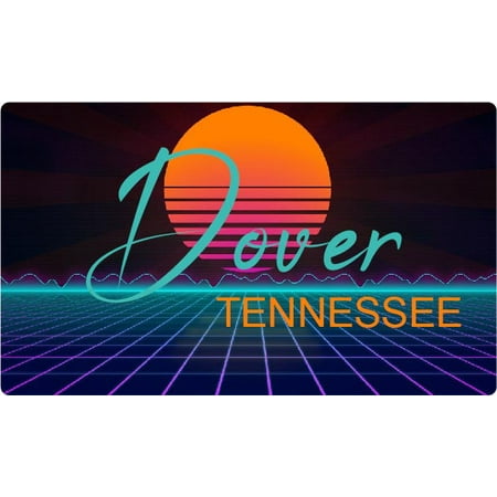 

Dover Tennessee 4 X 2.25-Inch Fridge Magnet Retro Neon Design