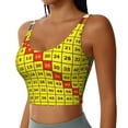 thumbnail image 2 of Gukieu Multiplication Table2 Print Women's Sports Vest, Low-neck U-shaped Removable Pad Sports Bra for Yoga, Exercise, Dance-XX-Large, 2 of 8