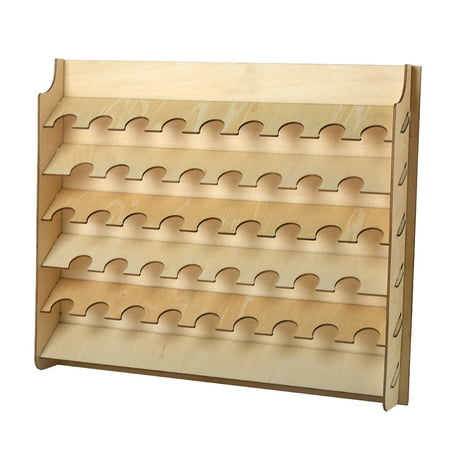 savreitly Model Paint Rack Delicate Convenient Wooden Pigment Holder ...