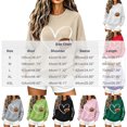 thumbnail image 6 of Oversized Sweatshirts for Women Lightweight Casual Pullover Crew Neck Tops Fashion Cute Print Long Sleeve Sweatshirt, 6 of 6