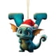 thumbnail image 1 of XWSHYW Decoraciones Navideñas Colgante Navideño y Letras de Dinosaurio para Bebé, Acrílico Plano, para Árbol de Navidad, Decoración Del Hogar, 1 of 2