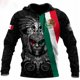 thumbnail image 3 of Sudadera con capucha con estampado 3D de la bandera de México para hombre, sudadera informal de camuflaje, sudadera con capucha de gran tamaño para hombre y mujer, ropa deportiva para hombre, 3 of 5