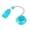 Blue, variant on Suction Cup Dog Toy Rubber Slipper Dog Chew Toy Interactive Rope Tug of War Dog Toy for Indoor Dogs Puppy Teething Solo Entertainment