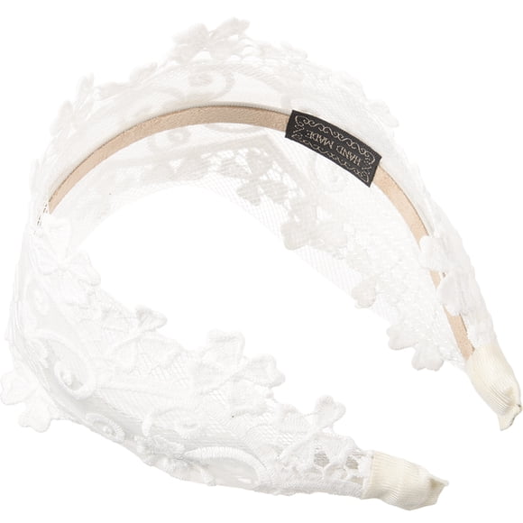 Diadema ancha para niña, diadema ancha de encaje, diadema para mujer, diadema decorativa para fiesta