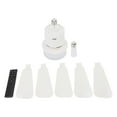 thumbnail image 2 of Ceiling Fan Lamp, E26 LED Ceiling Fan with Light 3 Colors Dimmable, Quiet Screw in Base, Timer Function APP Control, Ideal for Bedrooms, Bathrooms, and Kitchens, 2 of 7